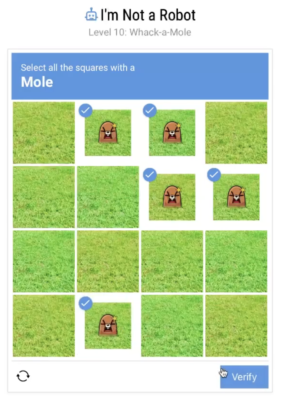 Gecko Out Level 10: I'm Not a Robot Level 10 Solution Walkthrough