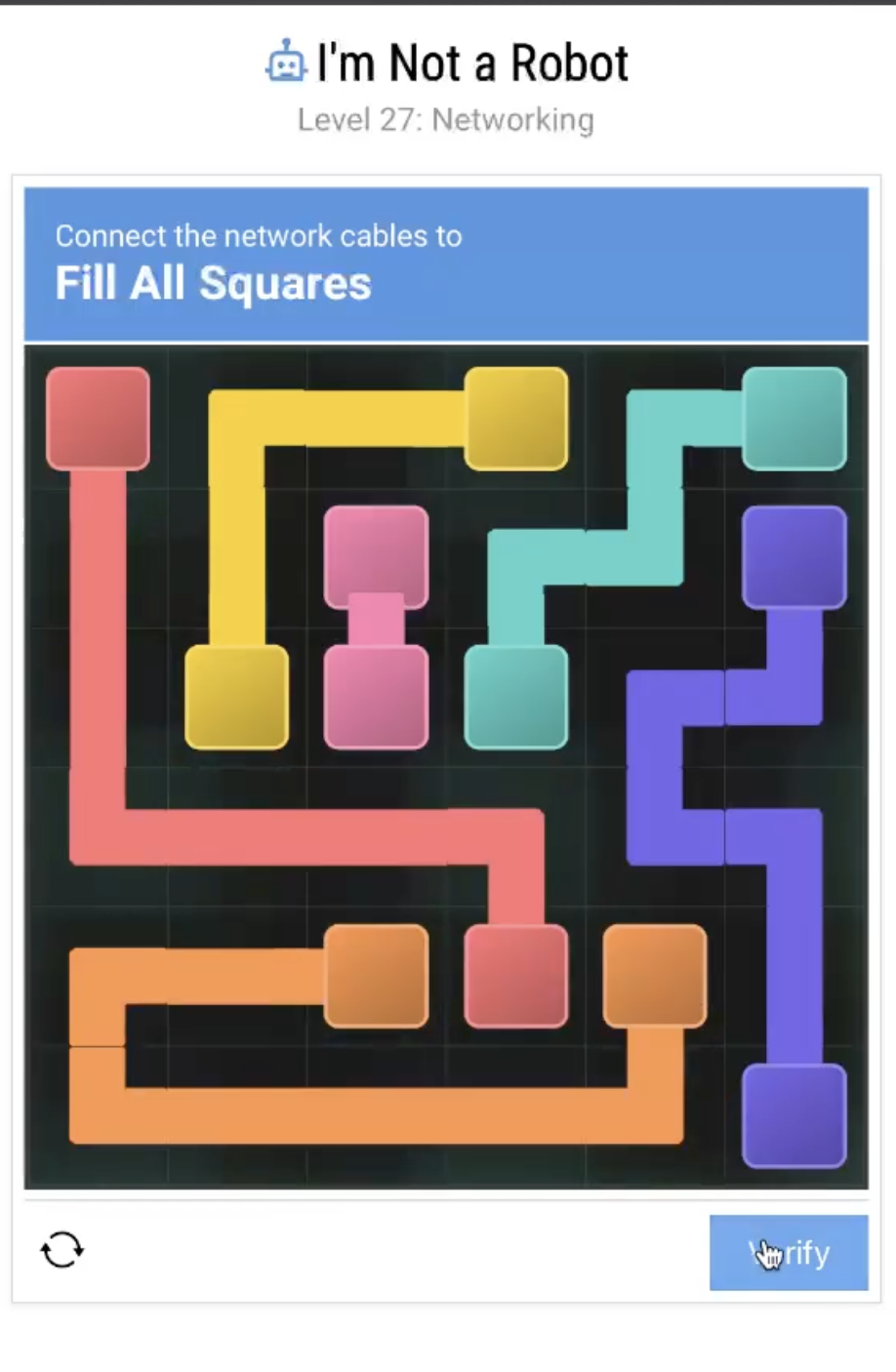 Gecko Out Level 27: I'm Not a Robot Level 27 Solution Walkthrough