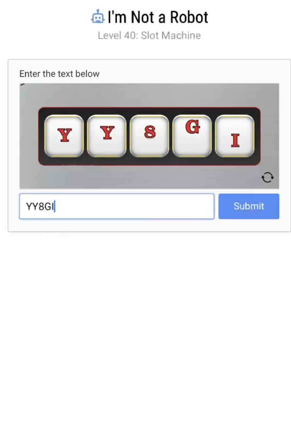 Gecko Out Level 40: I'm Not a Robot Level 40 Solution Walkthrough