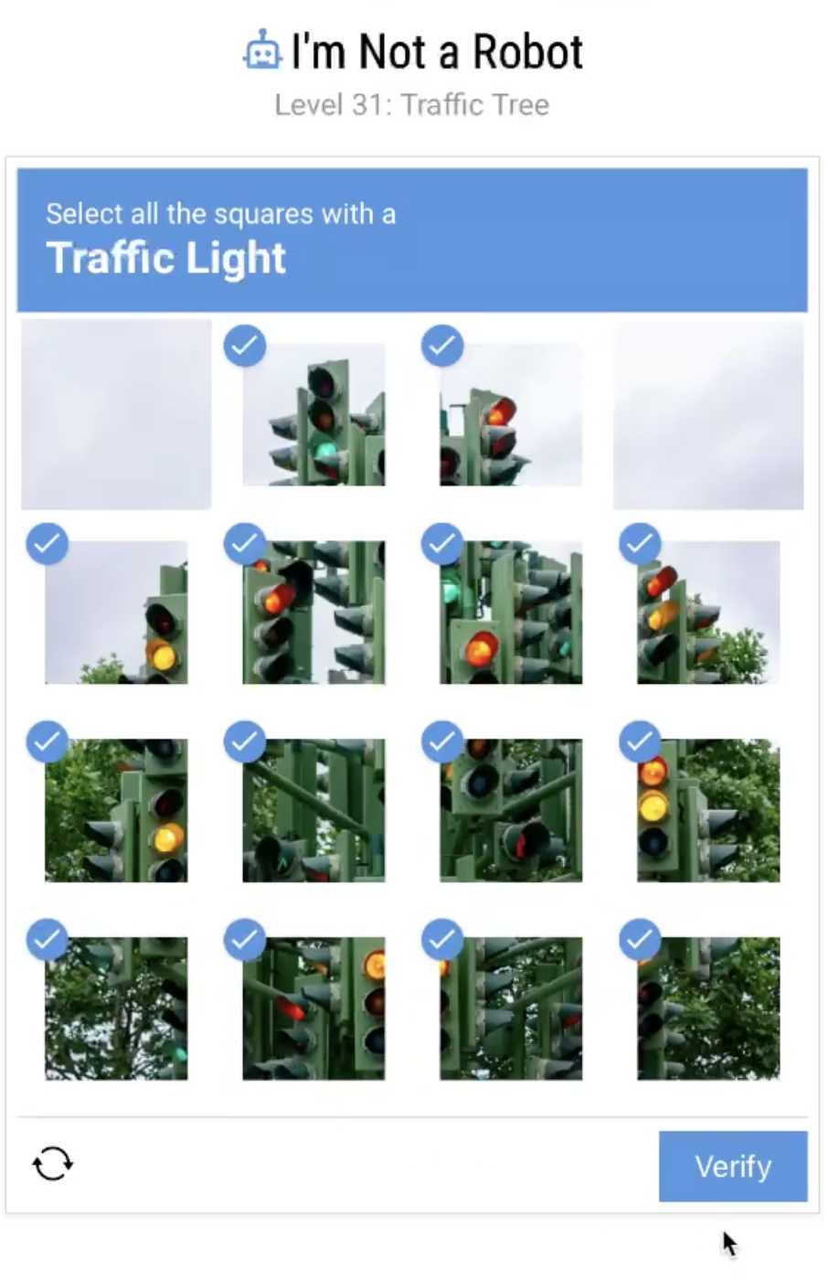 I'm Not a Robot Level 31 Solution Walkthrough Guide Image 1