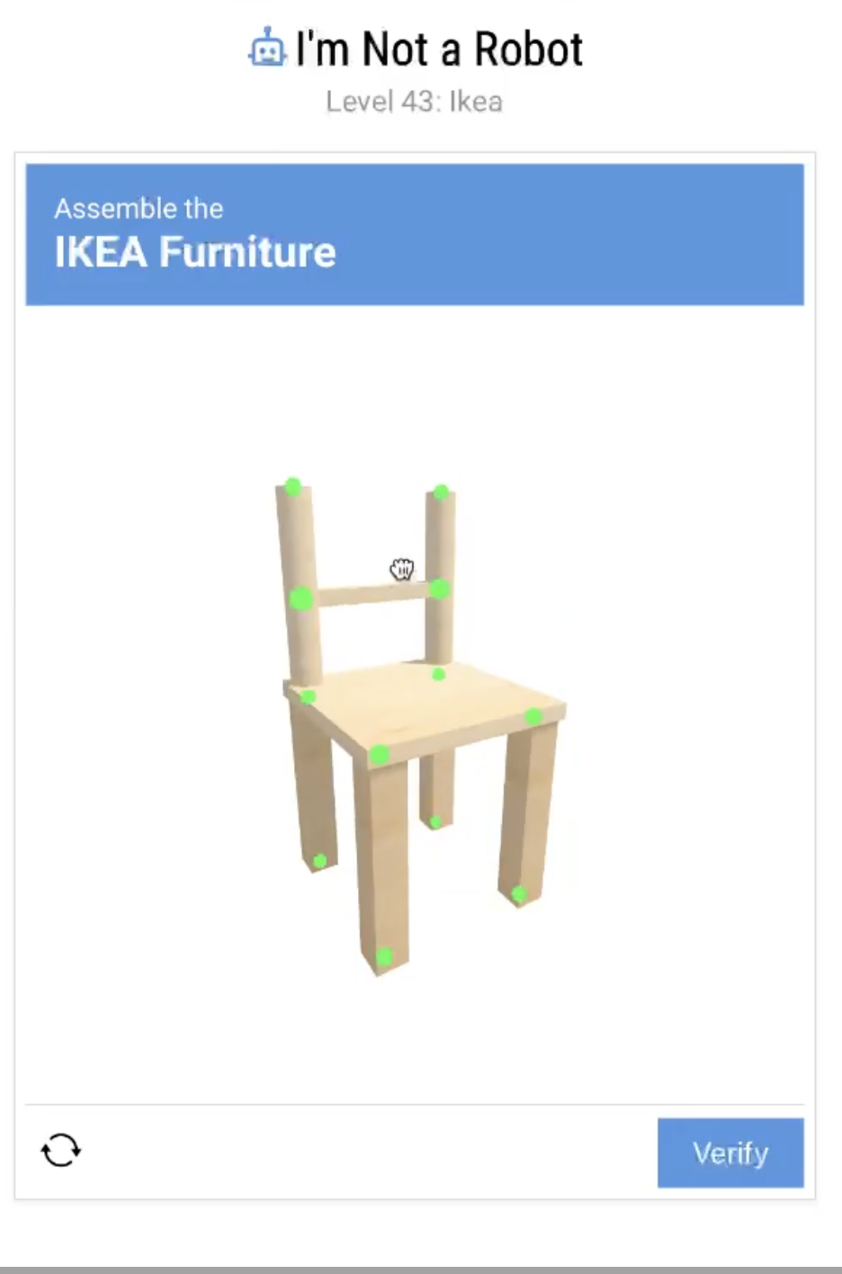 I'm Not a Robot Level 43 Solution Walkthrough Guide Image 1